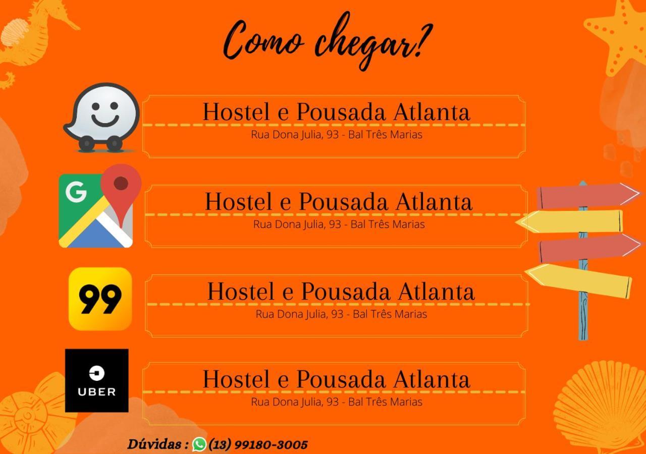 Hostel & Pousada Atlanta Peruíbe Dış mekan fotoğraf